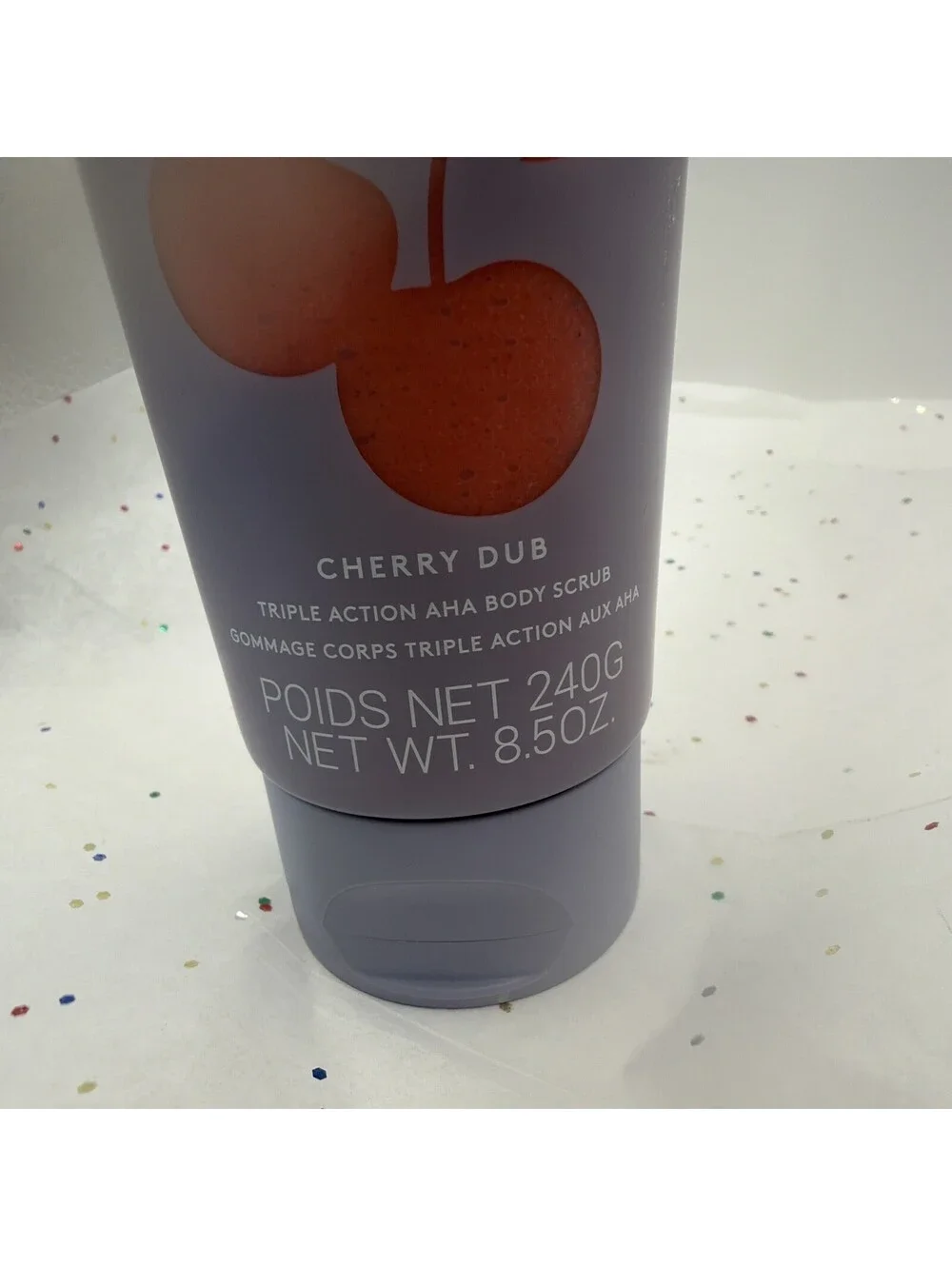 Fenty Skin Cherry Dub Triple Action AHA Body Scrub 8.5oz Exfoliating NEW